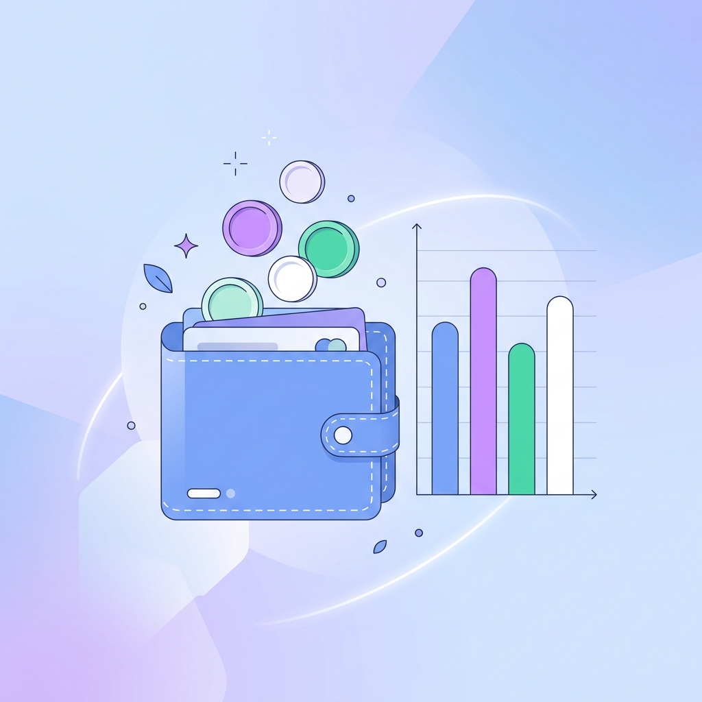Personal finance tracking illustration